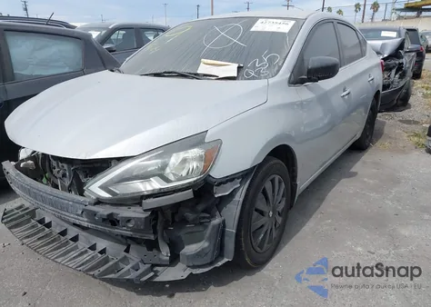 2016 Nissan Sentra S from USA, damaged, VIN 3N1AB7AP4GY241369
